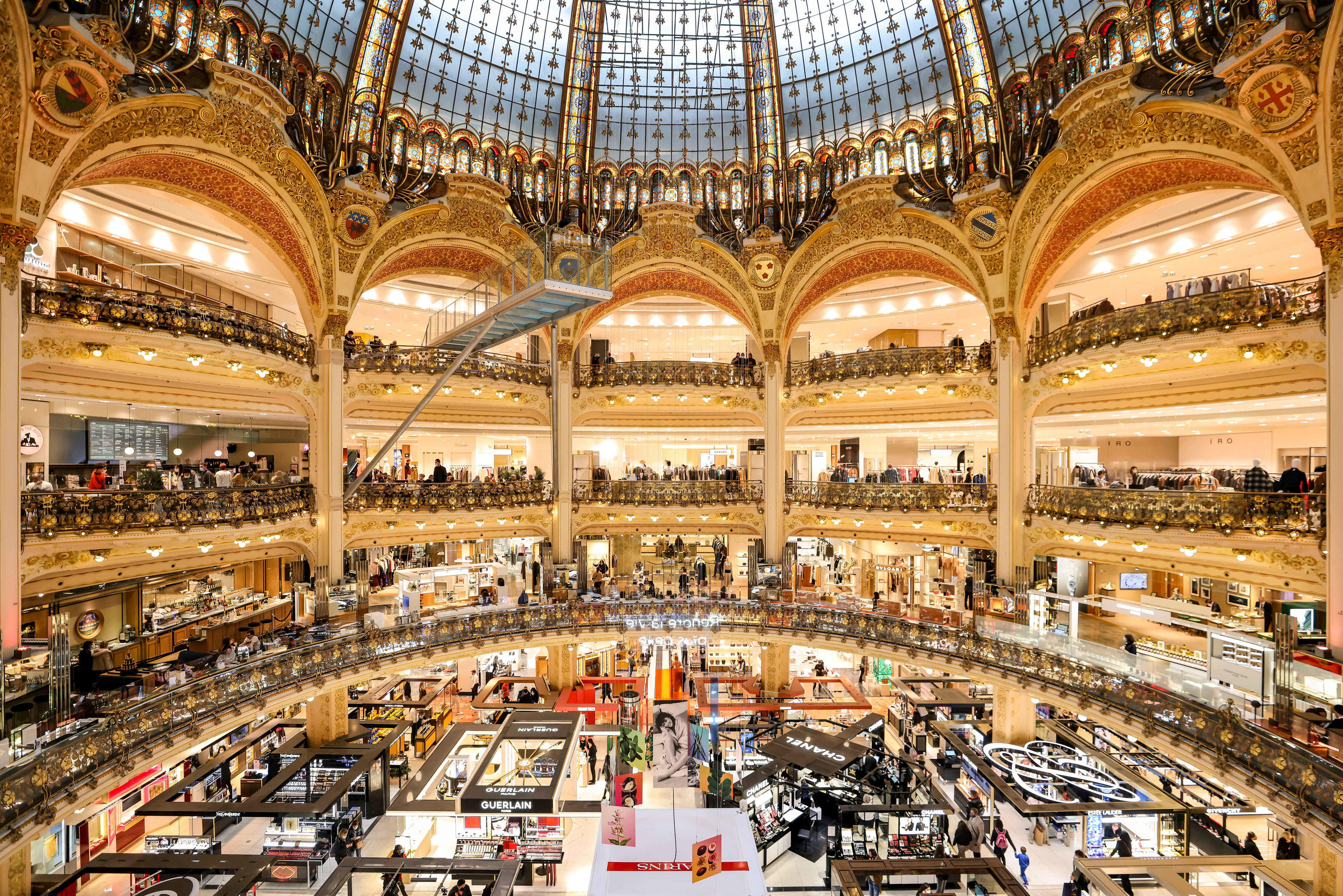Galeries Lafayette Haussmann interior